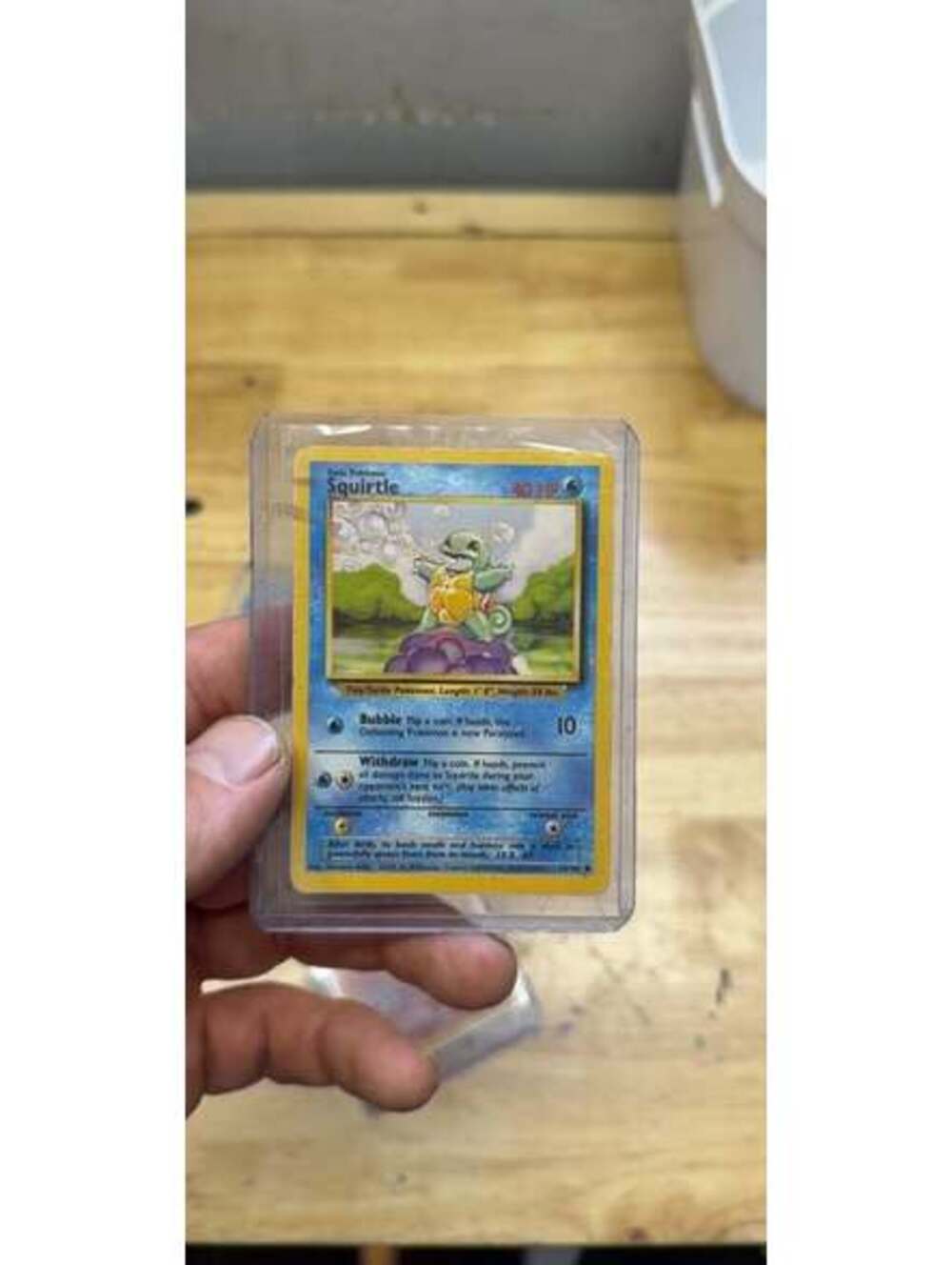 Pokemon Squirtle Trading Card